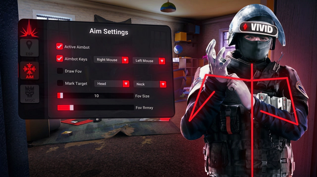 Rainbow Six Siege aimbot screenshot